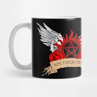 Supernatural NON TIMEBO MALA Roses Wings Mug